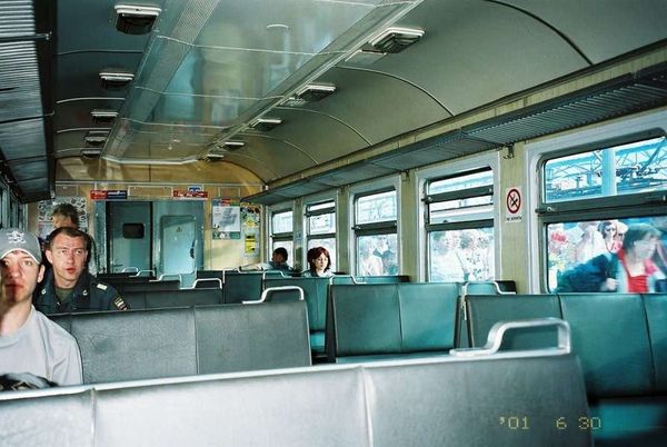 ロシア連邦・モスクワ「2005年 ロシア　過去の共産主義の凝縮、モスクワ市内散策 」の写真：Экспресс Москва-Ярос...