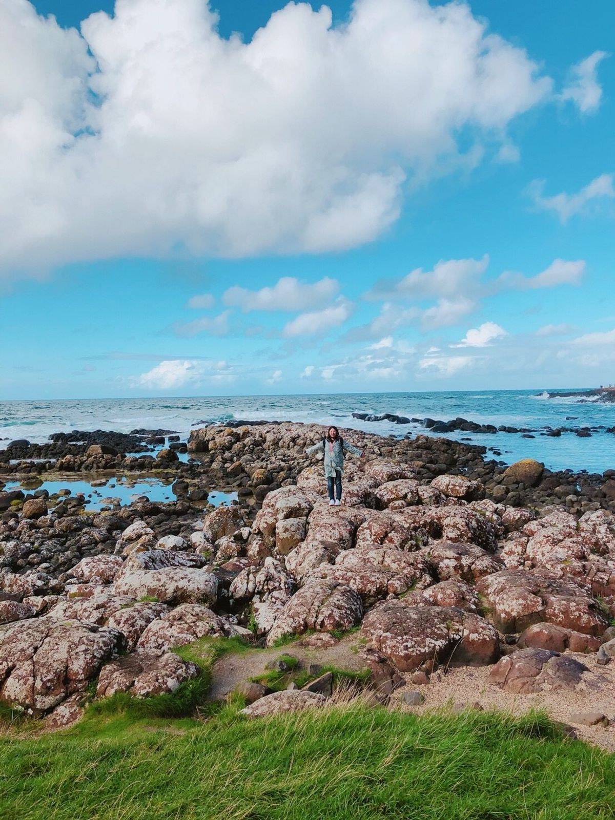 ここも北アイルランド。ジャイアンツコーズウェイ。この世の果て感が半端なかった。