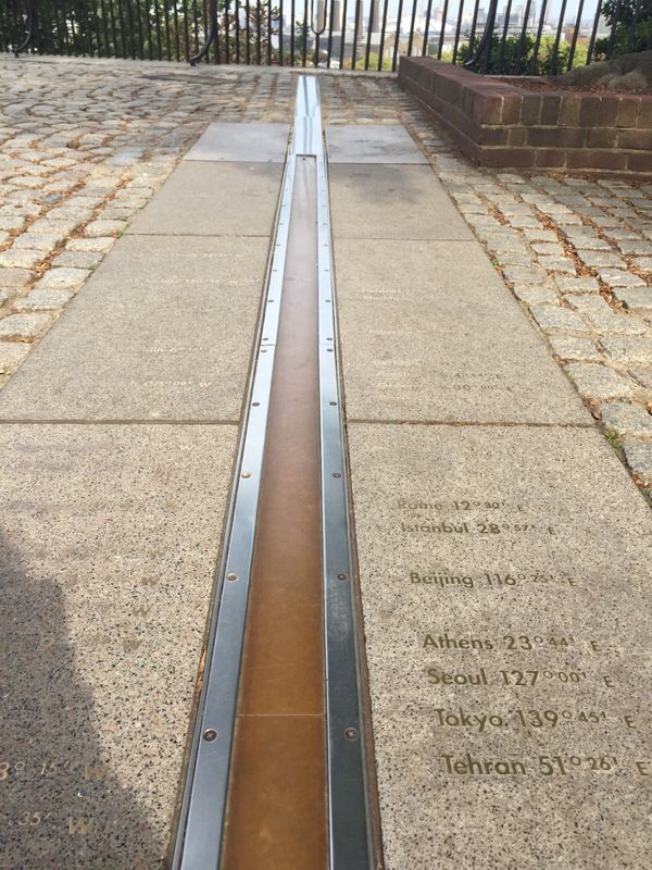 イギリス(英国)・ロンドン「アイルランド前にロンドン」の写真：グリニッジにも初めて行った。子午線も跨いだよ！