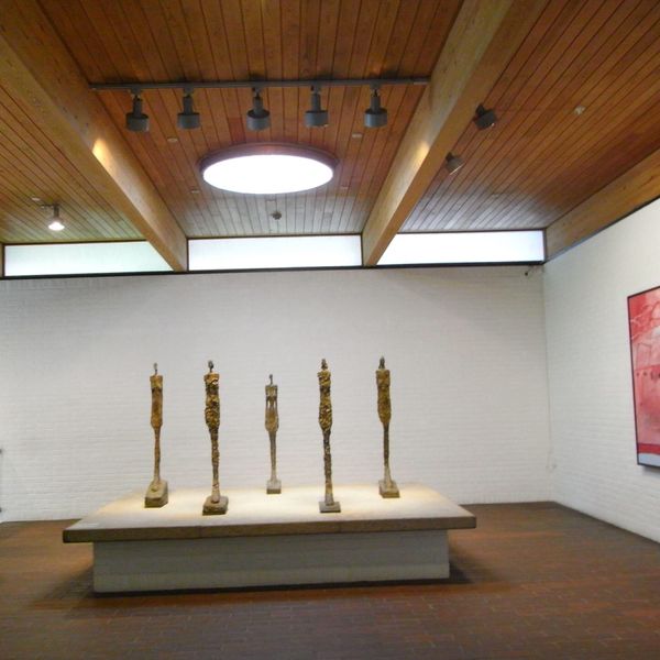 デンマーク「ルイジアナ美術館」の写真：ルイジアナ美術館のジャコメッティ