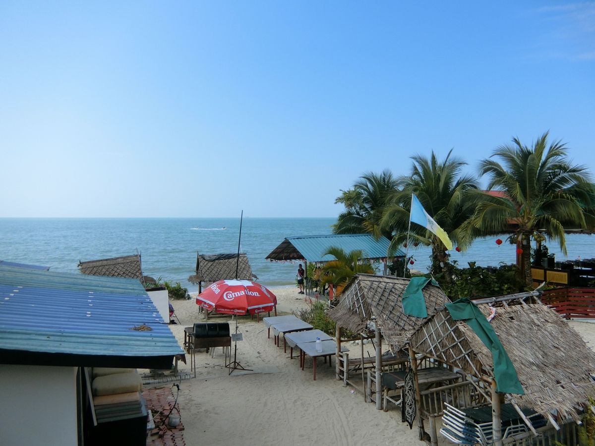 Starbucks by the ocean