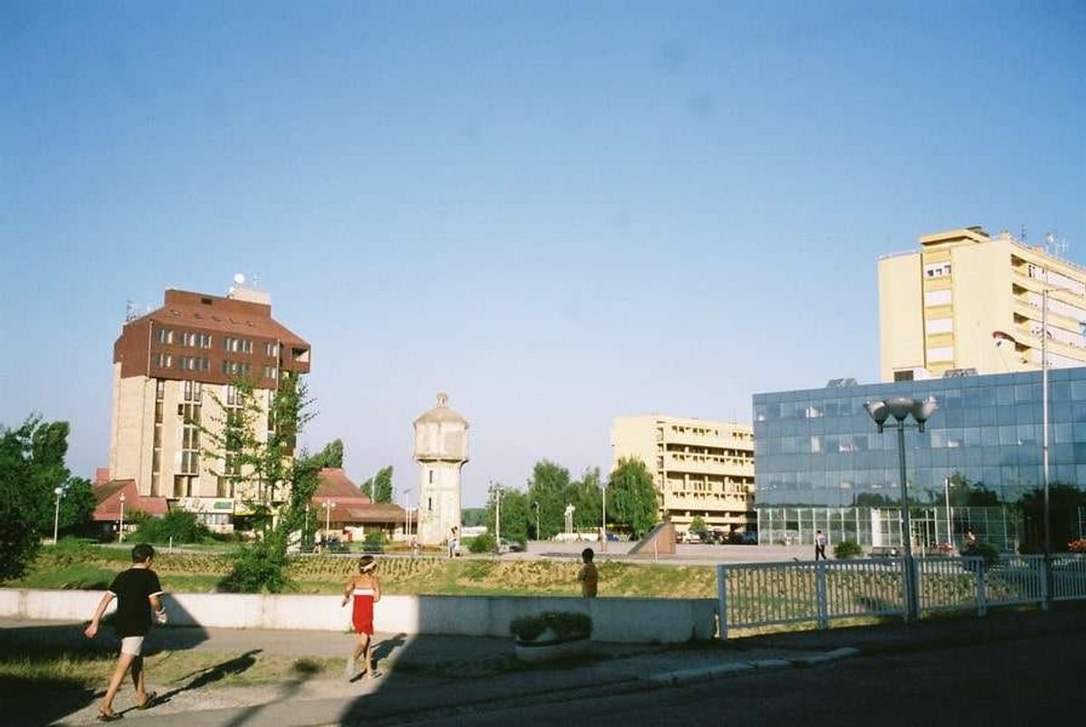 クロアチア紛争の激戦地ヴコヴァル市中心地
セルビアとの国境の街。