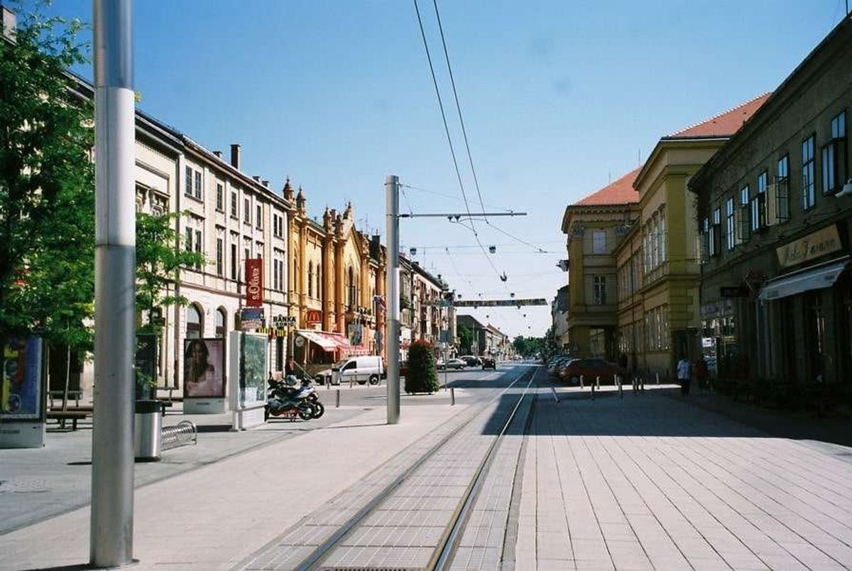 オシエクのメインストリート