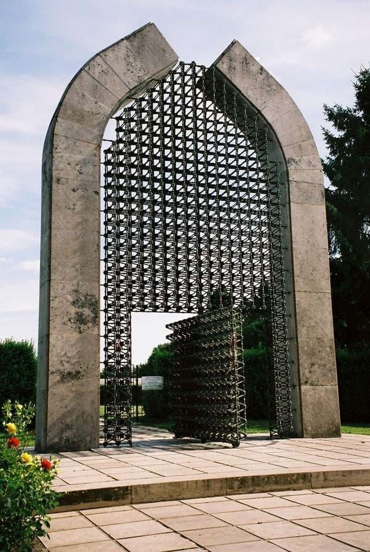 モハーチの町とクロアチア国境の間、
モハーチの戦い跡

