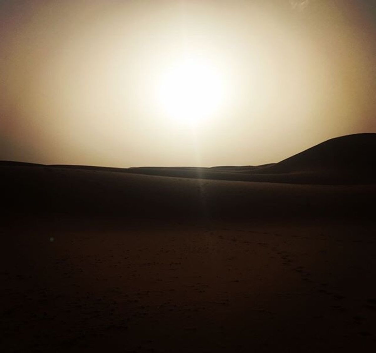 サハラ砂漠で一泊したときのやつ