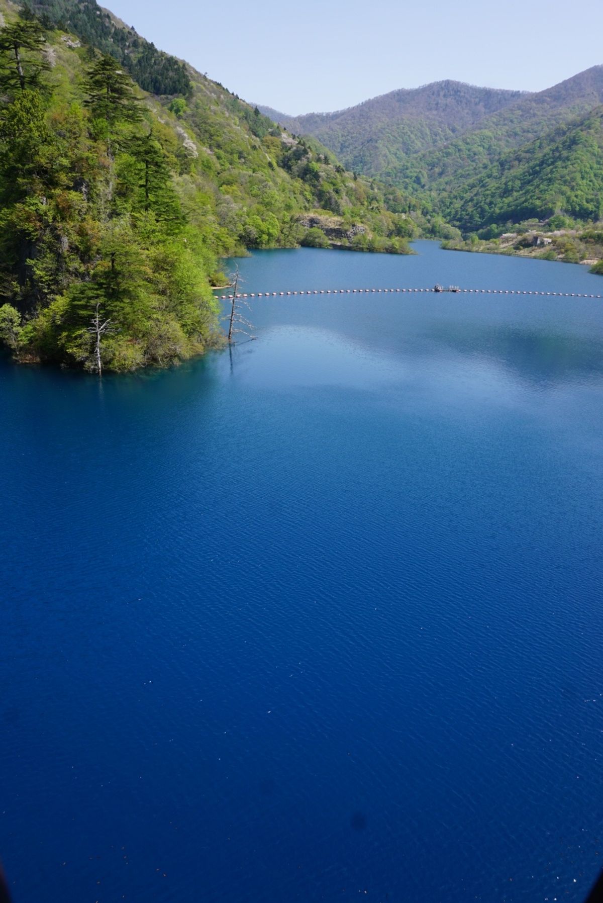 奥四万湖！すっごいブルー♡