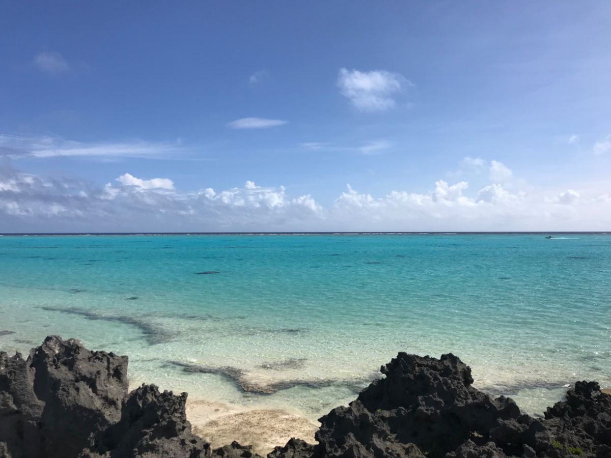 透明度の高い海に感動！
日本じゃないみたい✨
百合が浜にも行けました☺︎