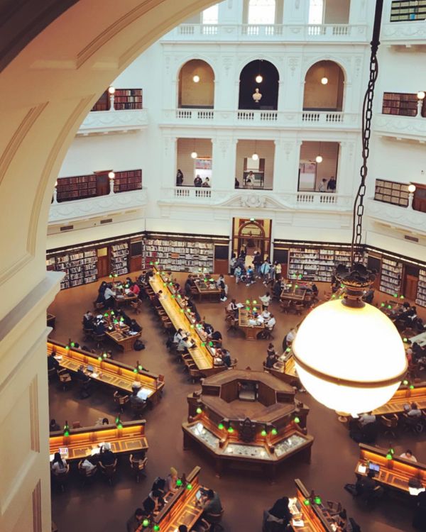 オーストラリア連邦・メルボルン「メルボルン旅行」の写真：メルボルンの図書館