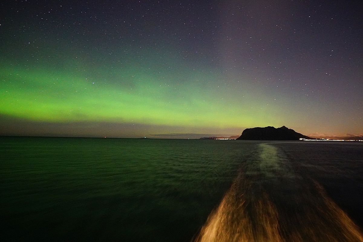 船からのオーロラ
見つけた時は本当に嬉しくて
寒さも忘れて撮ってました
運...