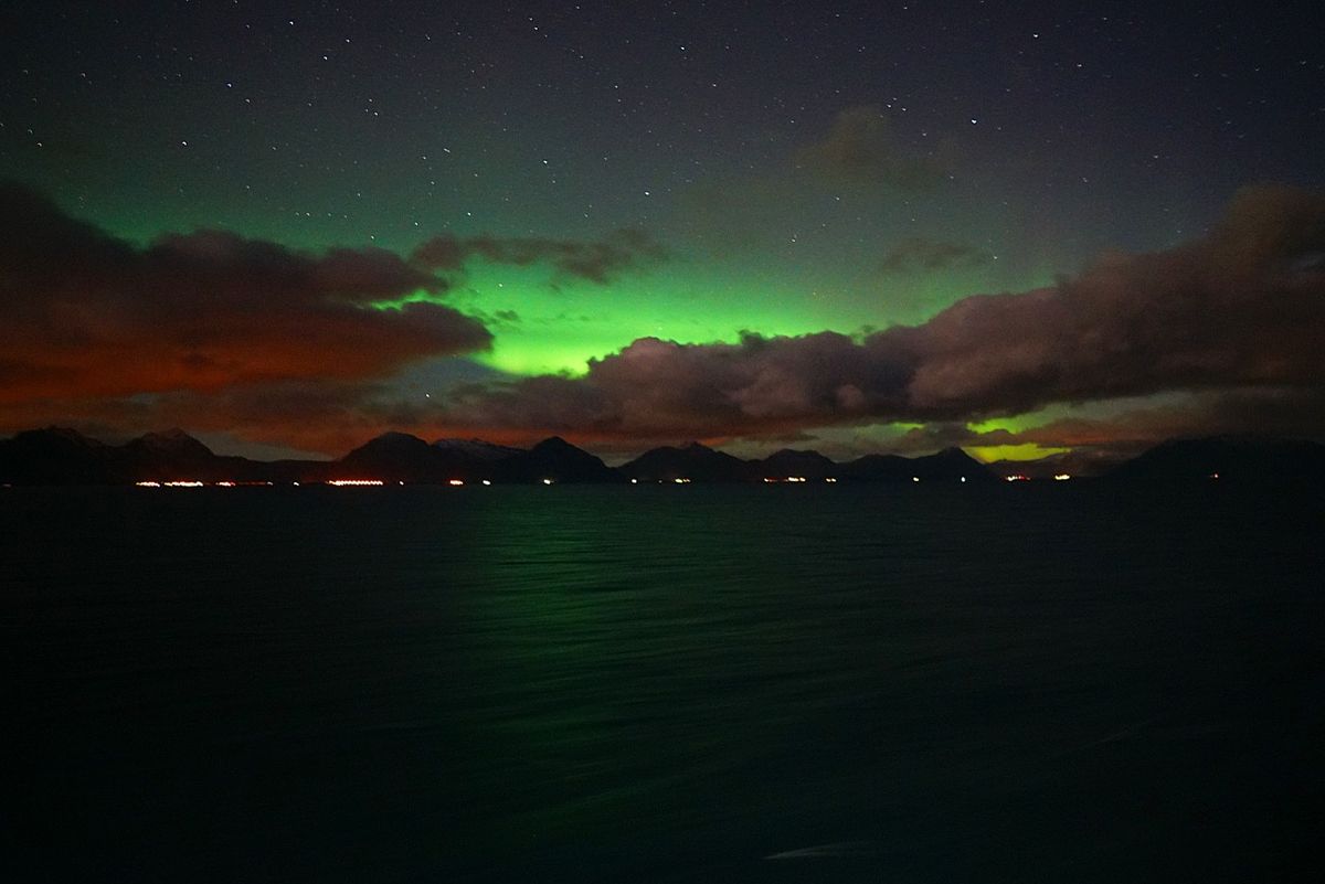 船からのオーロラ
見つけた時は本当に嬉しくて
寒さも忘れて撮ってました
運...