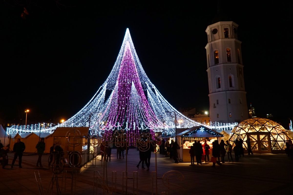 ヴィリニュスのクリスマスマーケット
本当に素敵でした