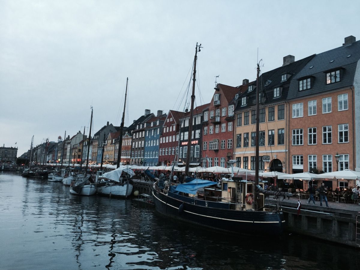 ニューハウンの街並み。