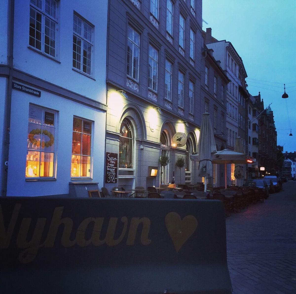 ニューハウンの街並み。