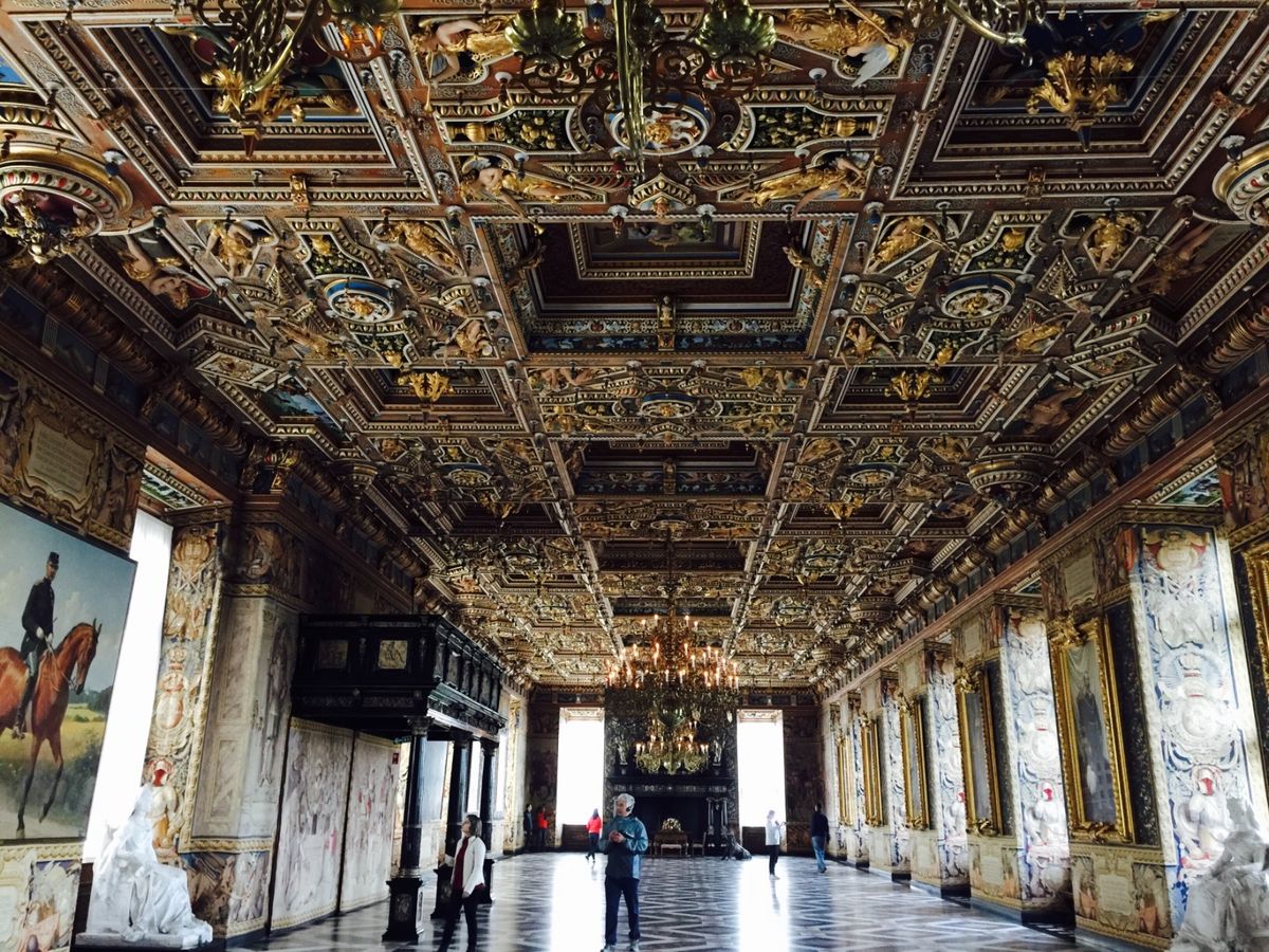 フレデリクスボー城。ちょっと天気が悪くて残念。