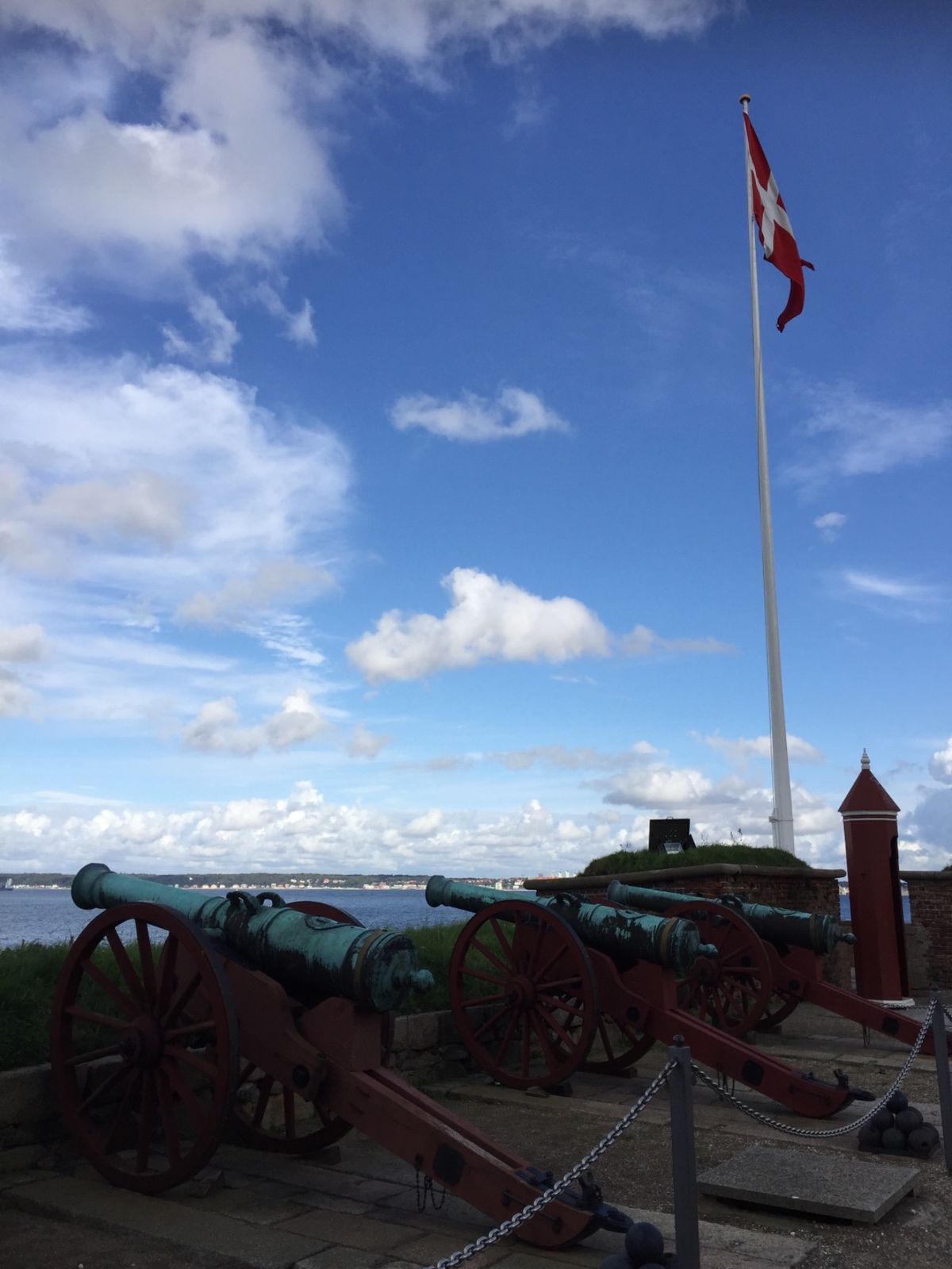 クロンボー城。ハムレット好きには堪らない。