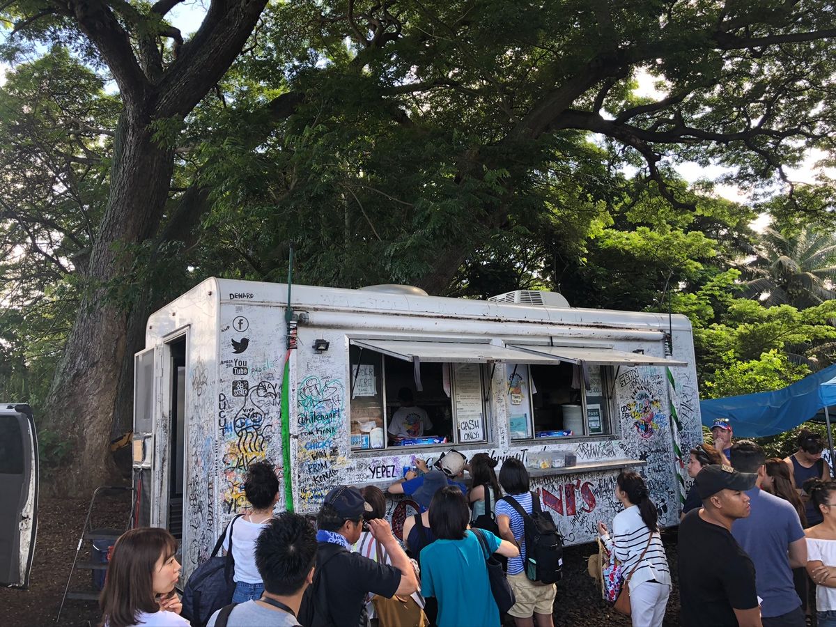 ジョバンニのガーリックシュリンプトラック。