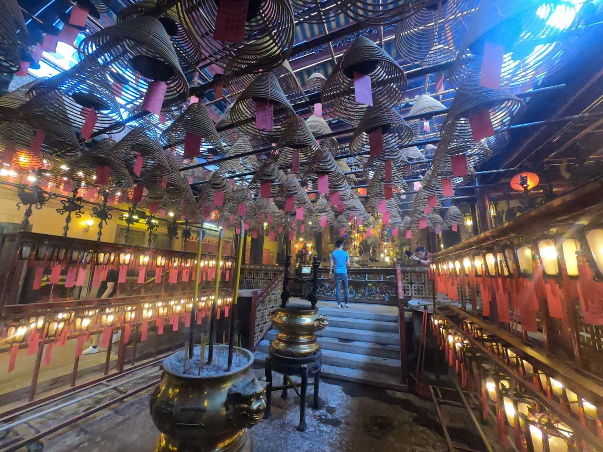 ハリウッドロードにある文武廟。