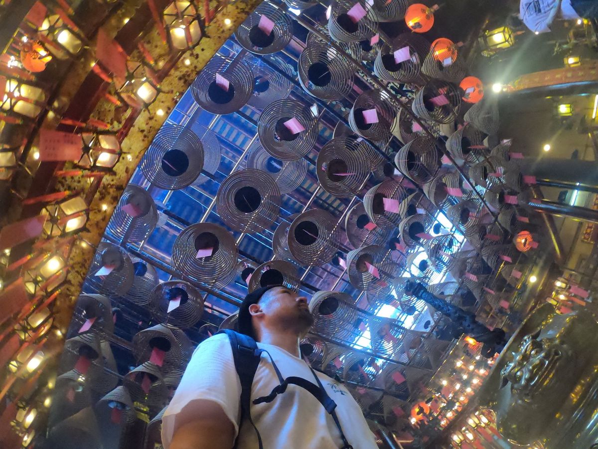 ハリウッドロードにある文武廟。