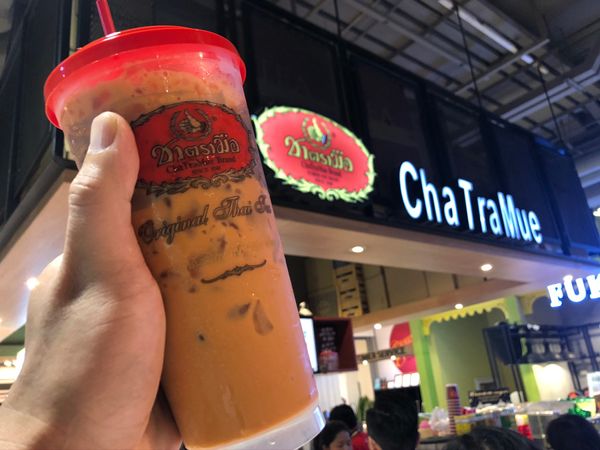 タイ・バンコク「タイ旅行(1回目)」の写真：チャトラムのタイミルクティーは美味すぎる