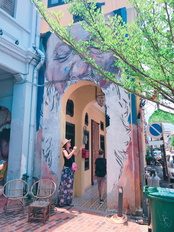 マレーシア・ペナン島「ペナン島/マレーシア 」の写真：ジョージタウンのストリートアートを探して...