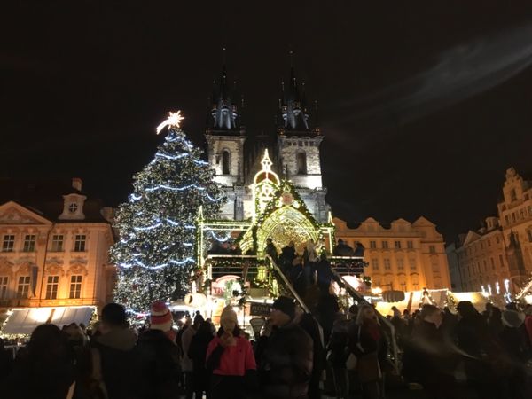 チェコ共和国・プラハ「クリスマスマーケットin プラハ」の写真:4枚目はのだめカンタービレの撮影場所らし...