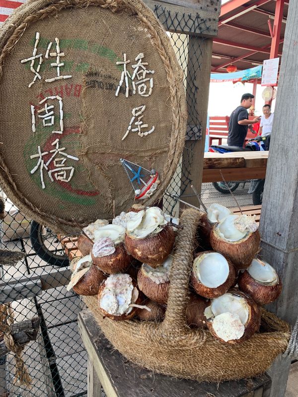 マレーシア・マレーシア・ペナン・ジョージタウン「マレーシア・水上集落とウォールアート」の写真：水上集落