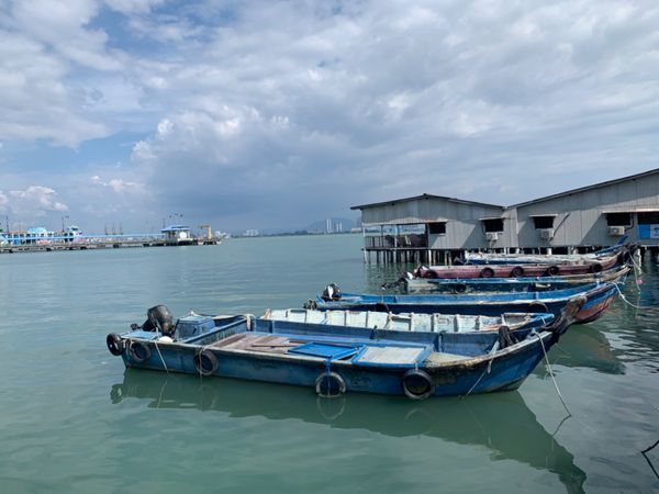 マレーシア・マレーシア・ペナン・ジョージタウン「マレーシア・水上集落とウォールアート」の写真