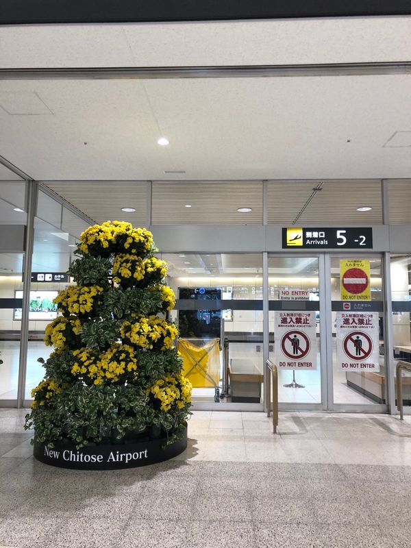 日本・北海道「うにシーズンの札幌🎵」の写真：千歳空港✈️
旅行というより、半地元帰省です😋