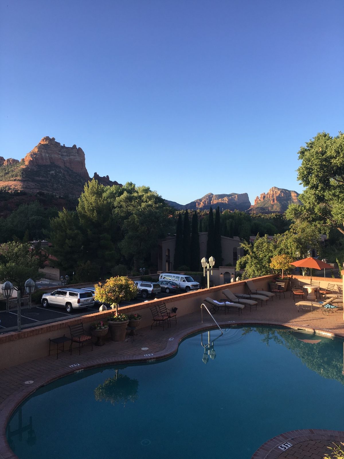 ホテルからの景色