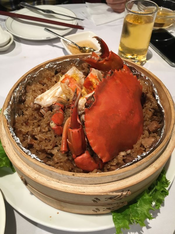 台湾・台北・九份「台北・九份」の写真：Umeko Restaurantで蟹おこ...