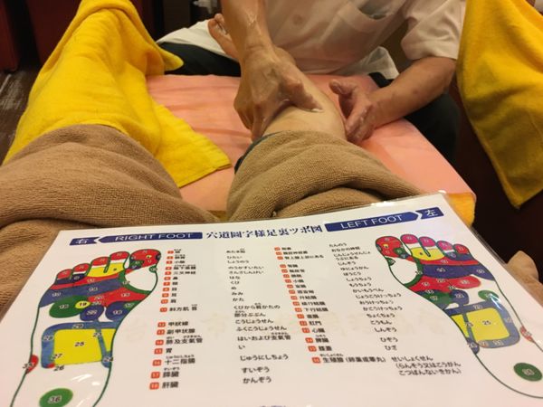 台湾・台北・九份「台北・九份」の写真：マッサージが痛気持ちいい！滞在中3回行った！