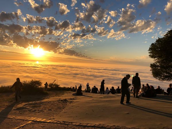 南アフリカ・ヨハネスブルグ、ケープタウン「南アフリカ🇿🇦ひとり旅」の写真：サンセット。
天気が不安でしたが、無事見...