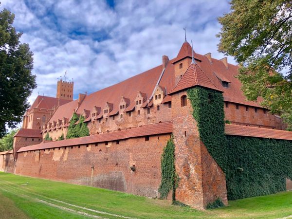 ポーランド・ワルシャワ、クラクフ、マルボルク、グダニスク「ポーランド旅行」の写真：マルボルク城
世界遺産でヨーロッパ最大級...