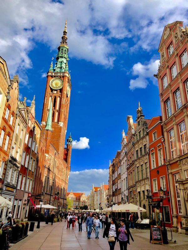 ポーランド・ワルシャワ、クラクフ、マルボルク、グダニスク「ポーランド旅行」の写真：グダニスク！いい町でした！