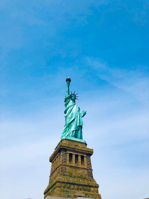 アメリカ(米国)・ロサンゼルス、サンディエゴ、ニューヨーク「アメリカ旅行」の写真：自由の女神
