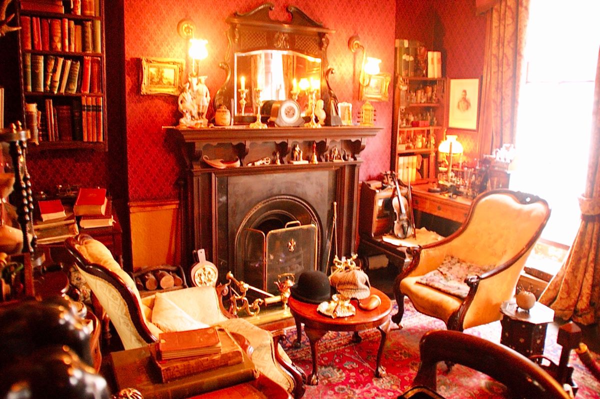 シャーロックホームズ博物館
大好きなシャーロックホームズの博物館
中は狭い...