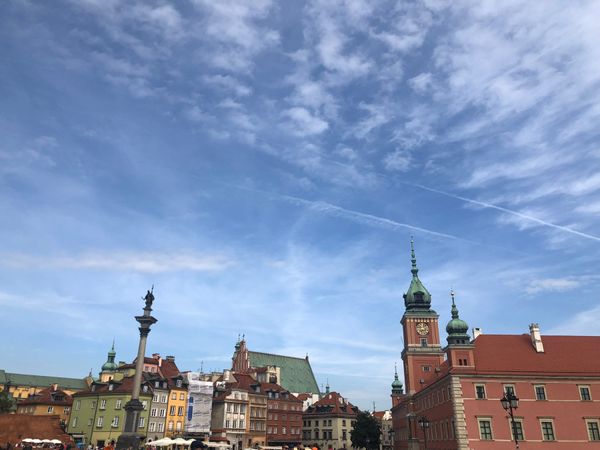 ポーランド「バルト3国andポーランド」の写真：#ワルシャワ　#旧市街中央広場