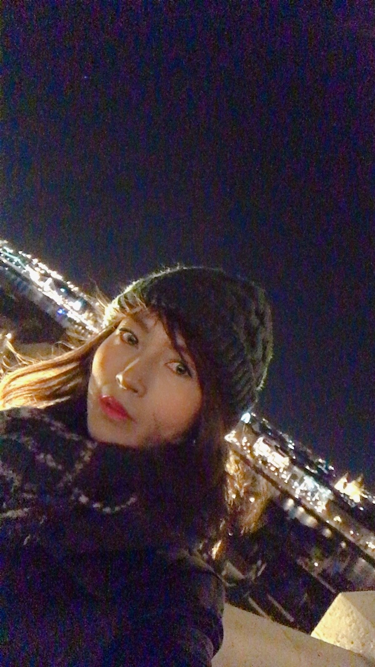 対岸から見る国会議事堂の夜景、感動的😊
でもめちゃ寒かった！