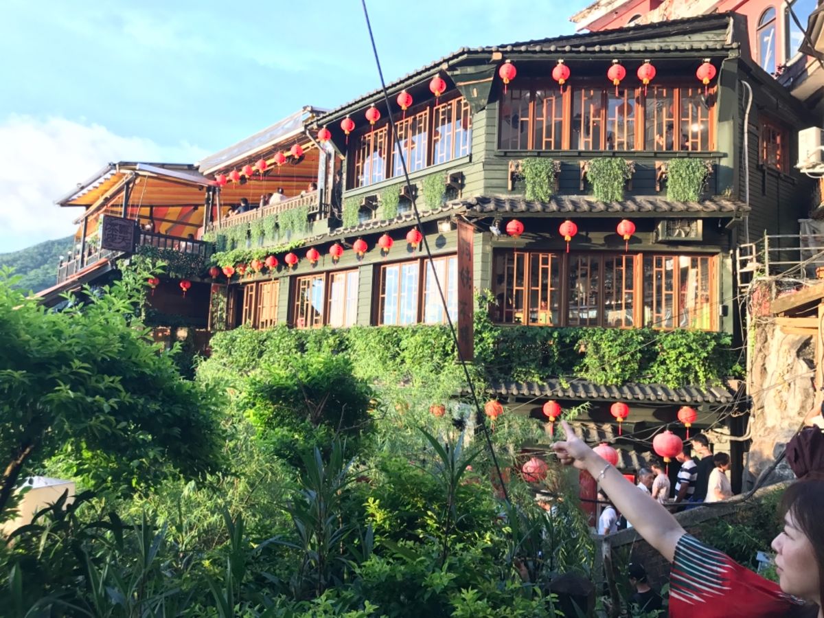 雨が多い九份ですが、雨上がってきれいだった！