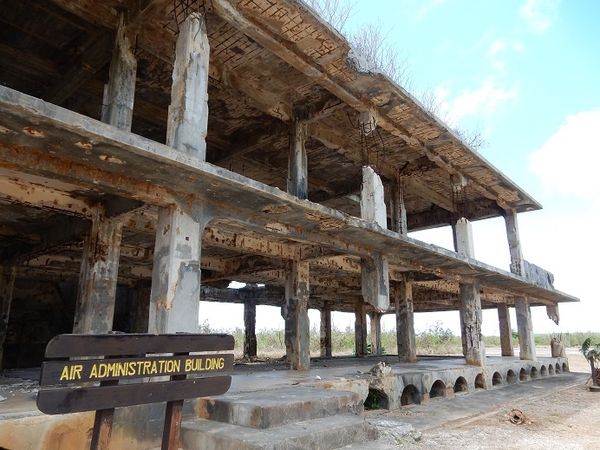 アメリカ(米国)・テニアン「南洋群島サイパン支庁&テニアン町」の写真：第一航空艦隊司令部跡（テニアン）