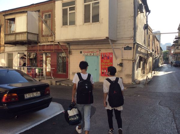 アゼルバイジャン・バクー「バクー散策」の写真：旧市街