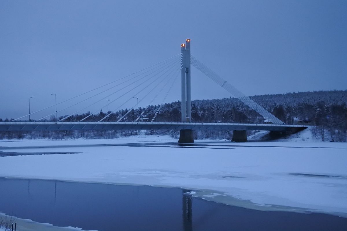 ロヴァニエミの街並み。
元・世界最北のマクドナルドがありました。
街中には...