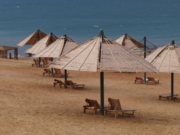 ヨルダン・死海「砂漠デビュー@ヨルダン」の写真