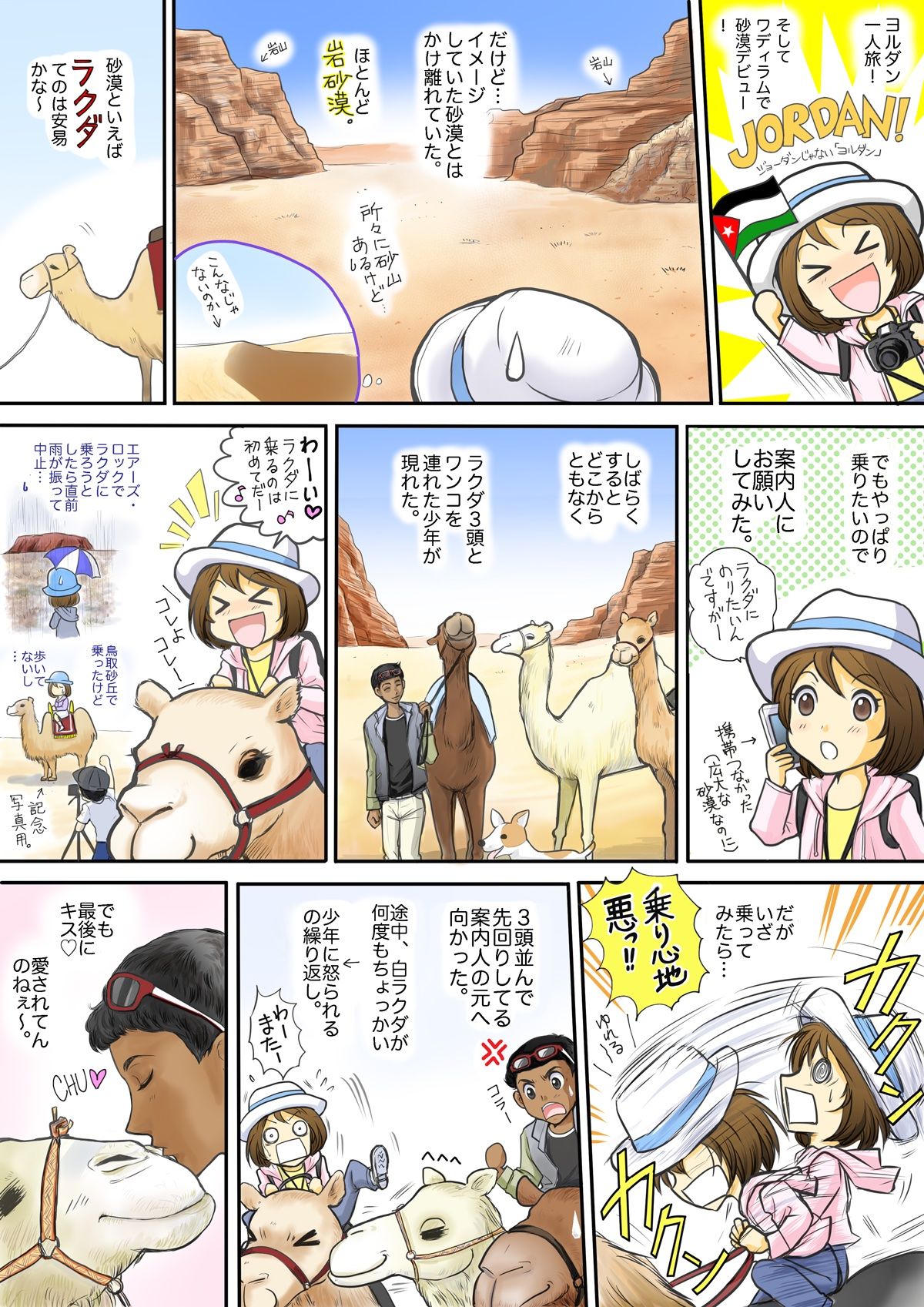 地球の歩き方のキャンペーンで、この旅を漫画にしてくれた✏️
