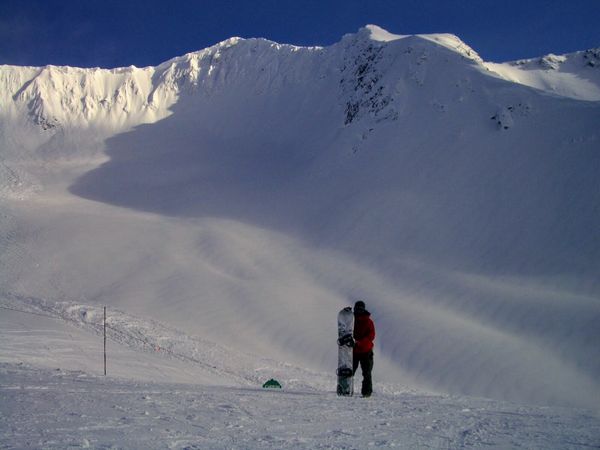 アメリカ(米国)・アンカレッジ「アラスカスノーボード」の写真：当時のカメラ（SONY サイバーショット...