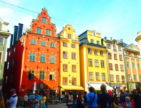 スウェーデン・ストックホルム、ゴットランド島「ストックホルム・ゴットランド島　〜ヴィスビー〜」の写真：ガムラスタン。
ここもまた素敵な街。
ノ...