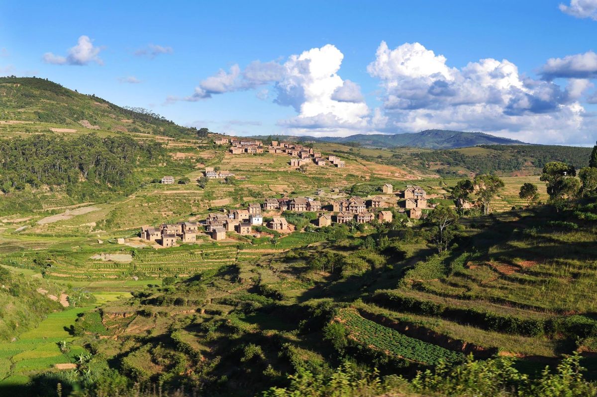 マダガスカルの中央高地は美しいです。