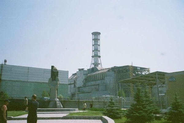ウクライナ・キエフ「2007年 ウクライナ　チェルノブイリ」の写真：爆発した4号炉