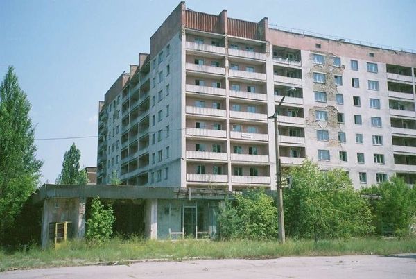 ウクライナ・キエフ「2007年 ウクライナ　チェルノブイリ」の写真：もぬけの殻の街