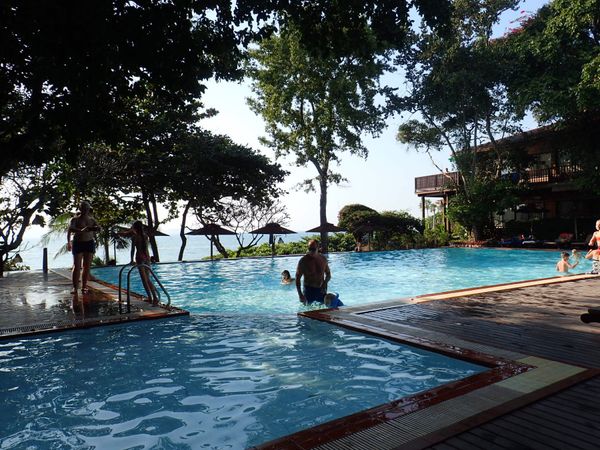 タイ・パタヤ、バンコク「2018 お正月 パタヤ」の写真：夕陽がきれかった